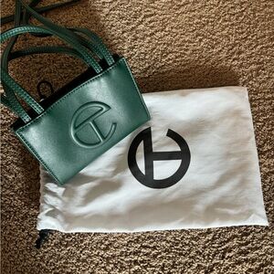 Telfar Green Shopping Bag